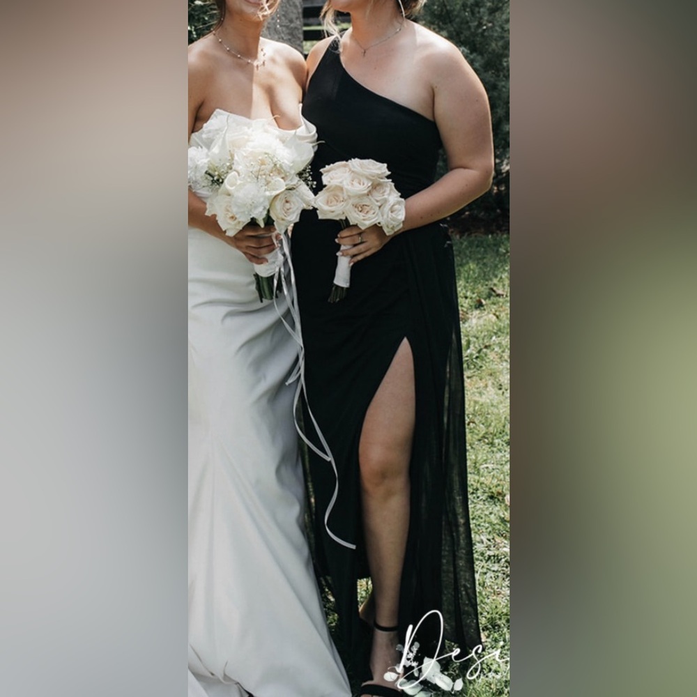 Azazie Black Dress with Elegant Design